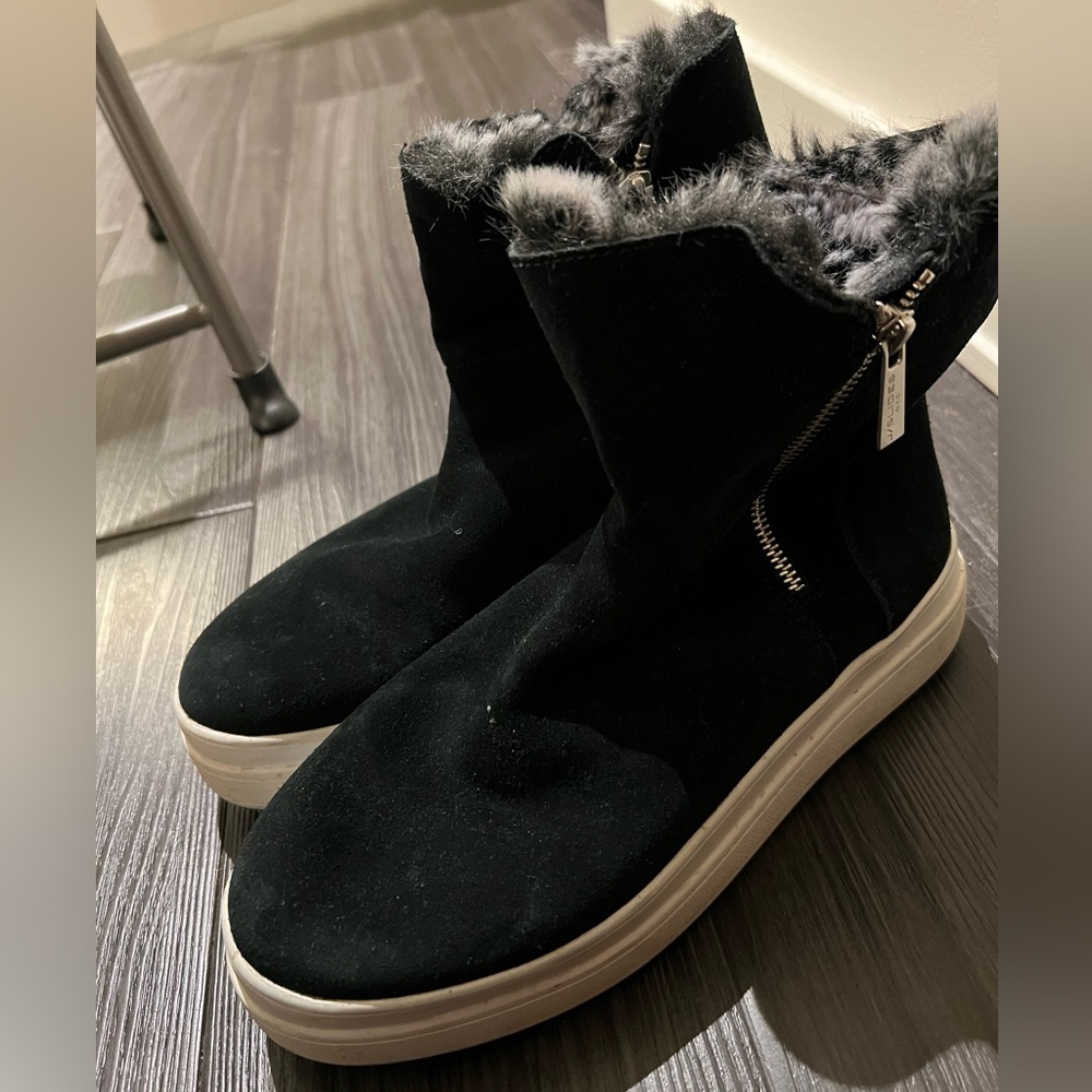 Wally Boot Black Waterproof Suede - image 7